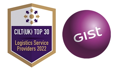 Gist named as one of CILT (UK) Top Logistics Service Providers 2022