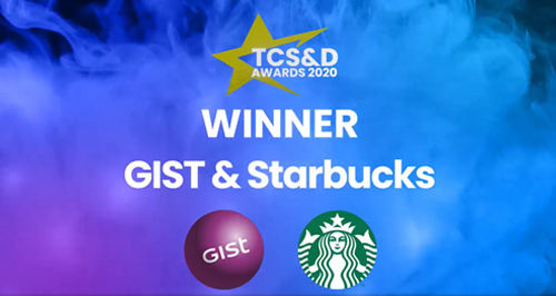 Gist and Starbucks win Partnership Award