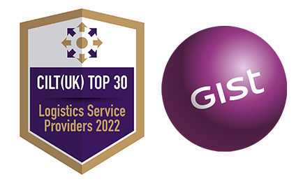 Gist named as one of CILT (UK) Top Logistics Service Providers 2022